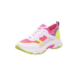 MARCO TOZZI Sneaker low roz / alb / galben neon imagine