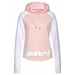 BENCH Bluză de molton roz / alb imagine