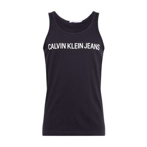 Calvin Klein Jeans Tricou 'Instititional' alb / negru imagine
