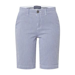 Superdry Pantaloni eleganți 'CITY' bleumarin / alb imagine