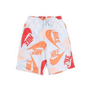 Nike Sportswear Pantaloni alb / bej / albastru deschis / portocaliu imagine
