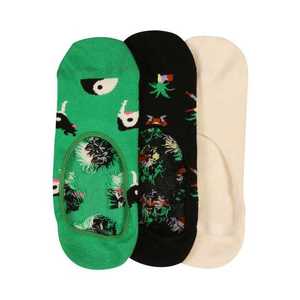 Happy Socks Șosete joase roz deschis / verde / negru imagine
