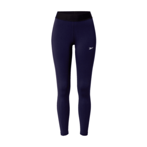 REEBOK Pantaloni sport 'Linear' albastru închis / alb / roz imagine