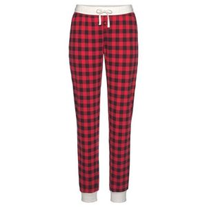 LASCANA Pantaloni de pijama roșu / negru imagine