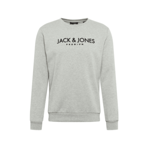 JACK & JONES Bluză de molton 'JPRBLAJAKE' gri deschis / negru imagine