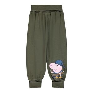 NAME IT Pantaloni 'Peppa Pig' verde închis / roz / albastru imagine