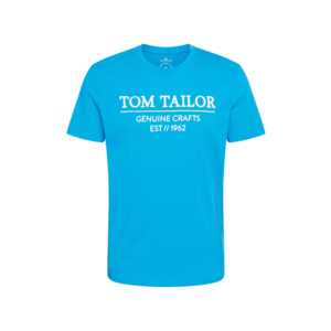 TOM TAILOR Tricou albastru deschis / alb imagine