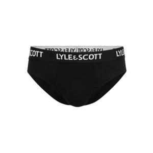 Lyle & Scott Slip 'OWEN' negru / alb imagine