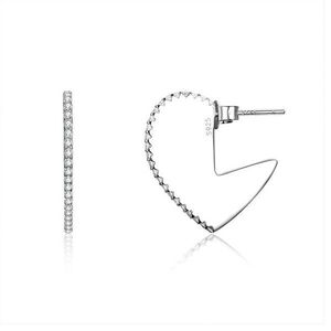 Cercei din argint Valentine Heart imagine