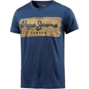 Pepe Jeans Tricou albastru / auriu imagine