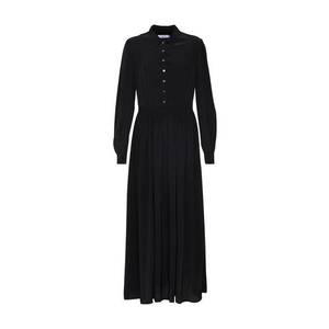 Calvin Klein Rochie tip bluză 'LIGHT VISCOSE MAXI DRESS LS' negru imagine