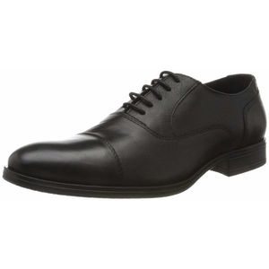 JACK & JONES Pantofi cu șireturi 'Oxford' negru imagine