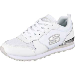SKECHERS Sneaker low alb murdar / argintiu imagine