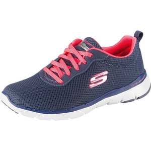 SKECHERS Sneaker low 'Flex Appeal 3.0' portocaliu somon / albastru marin imagine