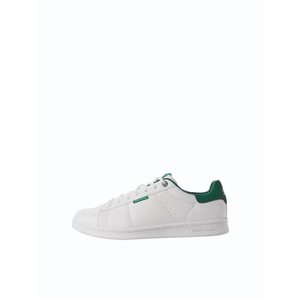JACK & JONES Sneaker low 'JFWBANNA PU' verde închis / alb imagine