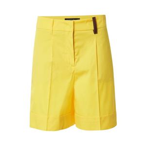 Marc Cain Pantaloni cu dungă galben imagine