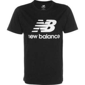 new balance Tricou funcțional negru / alb imagine