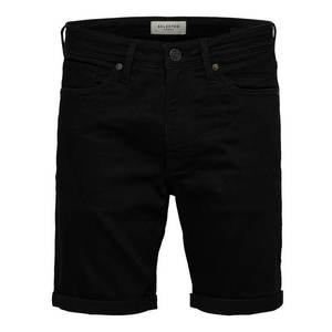 Selected Homme Pantaloni scurți bărbați, culoarea negru imagine