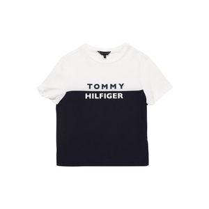 TOMMY HILFIGER Tricou negru / alb imagine
