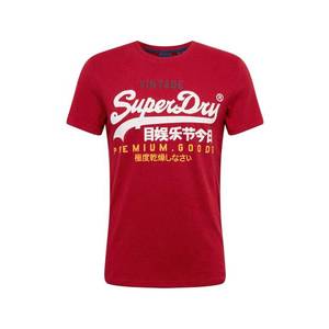 Superdry Tricou 'Vintage' roșu / alb / galben imagine