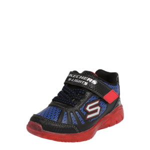 SKECHERS Sneaker negru / albastru / roșu imagine