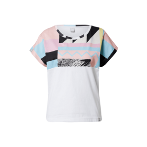 Iriedaily Tricou alb / negru / albastru deschis / roz / roz pudră imagine
