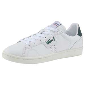 LACOSTE Sneaker low alb / verde / negru imagine