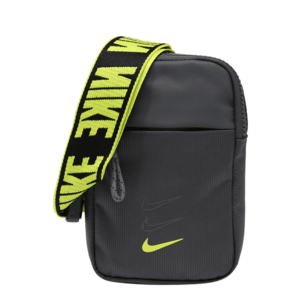 Nike Sportswear Geantă de umăr 'Advance' gri / galben neon / negru imagine