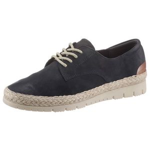 TAMARIS Pantofi cu șireturi bleumarin / maro / alb natural imagine