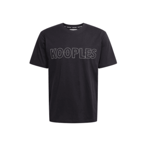 THE KOOPLES SPORT Tricou negru / alb imagine