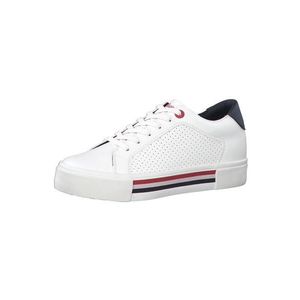 s.Oliver Sneaker low alb / navy / roșu imagine