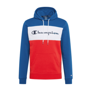 Champion Authentic Athletic Apparel Bluză de molton alb / albastru / roșu / albastru închis imagine
