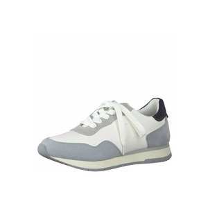 TAMARIS Sneaker low alb / marine / gri argintiu imagine