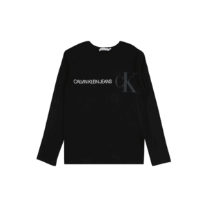 Calvin Klein Jeans Tricou negru / alb imagine