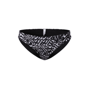 Calvin Klein Swimwear Slip costum de baie negru / alb / grej imagine