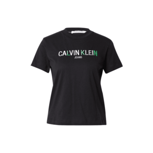 Calvin Klein Jeans Tricou negru / roz / lavandă / verde imagine