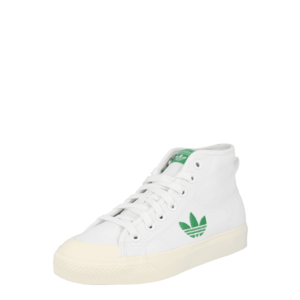 ADIDAS ORIGINALS Sneaker înalt 'NIZZA TREFOIL HI W' alb / verde imagine