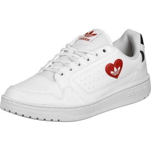ADIDAS ORIGINALS Sneaker low 'NY 90' alb / negru / roșu imagine