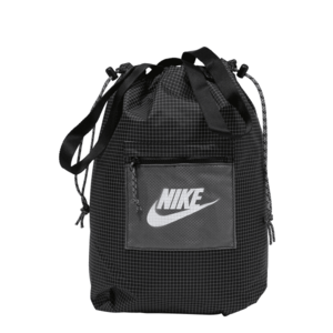 Nike Sportswear Geantă tip sac 'Heritage' negru / gri deschis / alb imagine