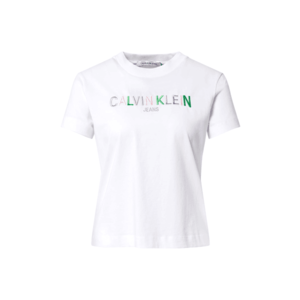 Calvin Klein Jeans Tricou alb / mov deschis / verde / bej deschis / roz pastel imagine
