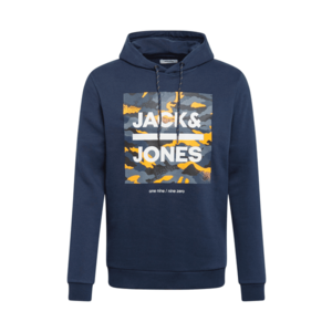 JACK & JONES Bluză de molton 'PRIME' navy / alb / galben / albastru închis imagine