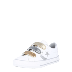 CONVERSE Sneaker 'STAR PLAYER 3V OX' alb / gri argintiu / galben auriu / bronz imagine