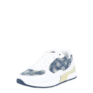 GUESS Sneaker low alb / albastru imagine