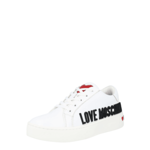 Love Moschino Sneaker low alb / negru / roșu imagine