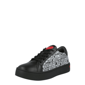 Love Moschino Sneaker low alb / negru / roșu imagine