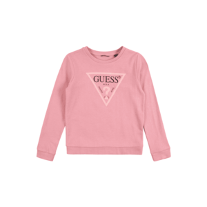 GUESS Bluză de molton roz / roz / negru imagine