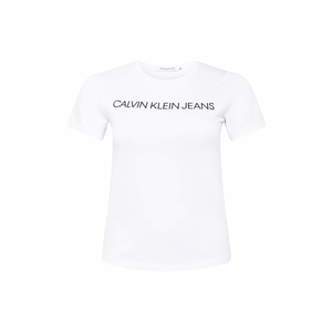 Calvin Klein Jeans Curve Tricou alb / negru imagine