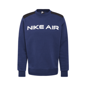 Nike Sportswear Bluză de molton alb / negru / navy imagine
