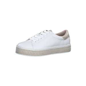 s.Oliver Sneaker low alb / maro cămilă imagine