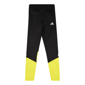 ADIDAS PERFORMANCE Pantaloni sport negru / alb / galben imagine